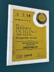 BSV Ossopan XT wins Most Innovative Packaging of The Year 2023
